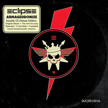 Eclipse cd cover to Armageddinize Deluxe Edition 2016